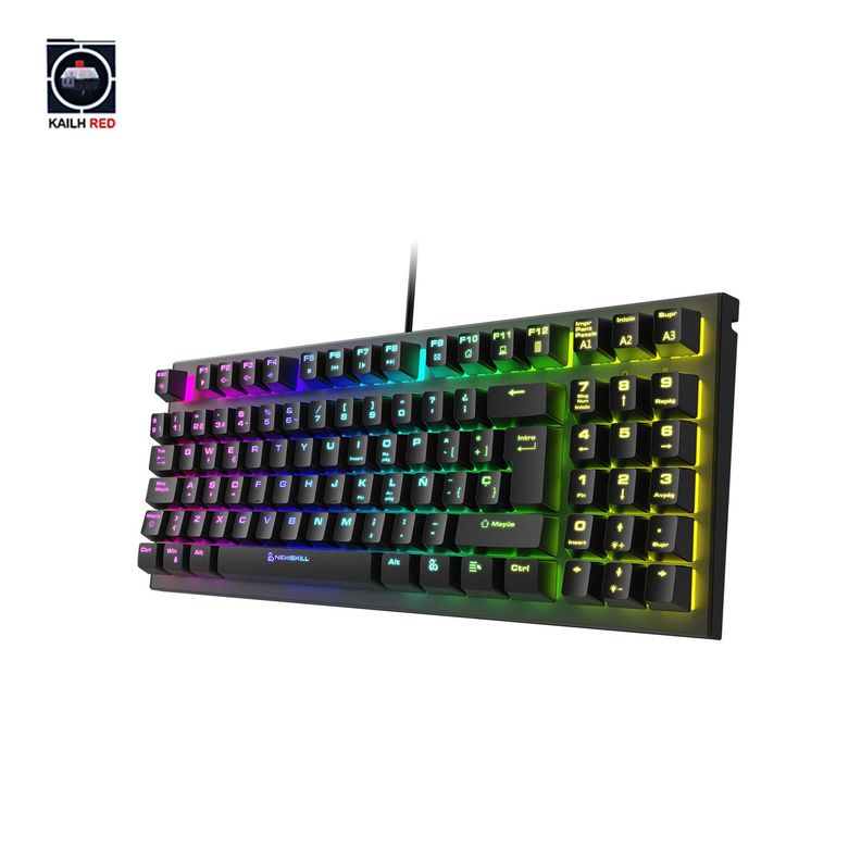 Teclado Gamer Chronos TKL Negro Switch Outemu Red-9