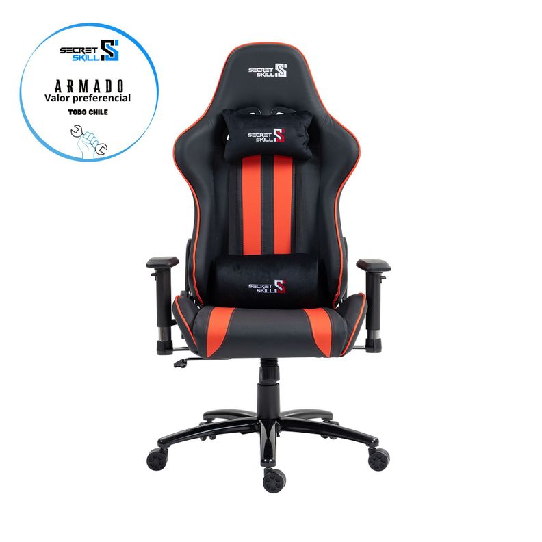 Silla Gamer Runner Negro/Rojo-3