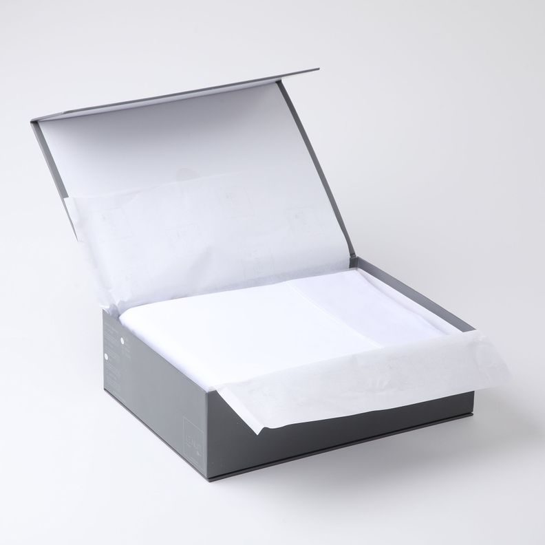 2 Set Sábanas 600 Hilos Algodón Pima Peruano Sateen Liso Blanco 2 Pl-2