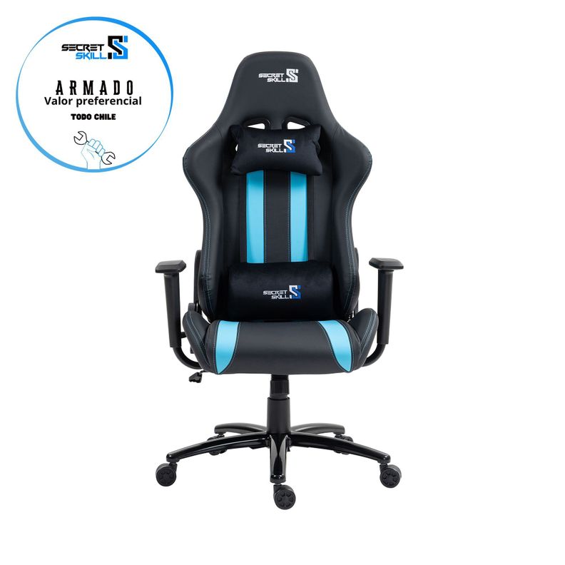 Siila Gamer Furious Negro /Azul-4