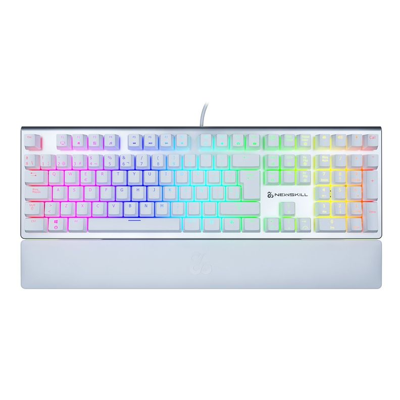 Teclado Gamer Serike Ivory-RGB Switch Outemu Red-0