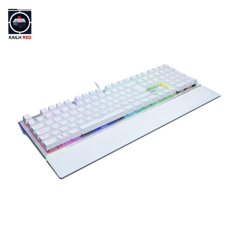 Teclado Gamer Serike Ivory-RGB Switch Outemu Red-2