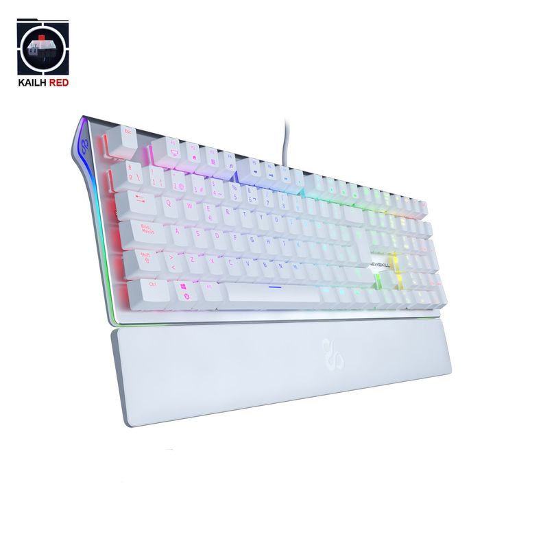Teclado Gamer Serike Ivory-RGB Switch Outemu Red-4