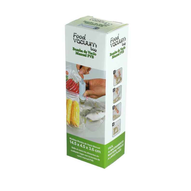 Bomba Extractora Aire Manual para Bolsas al Vacio de Alimentos FVB-0