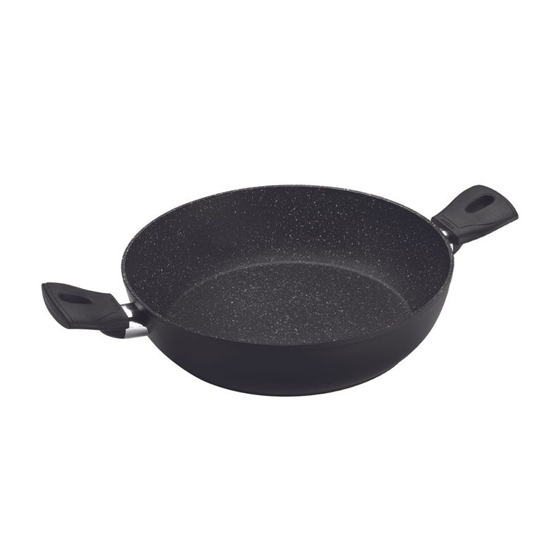 Wok 2 Asas 28cm Negro Antihaderente Daily