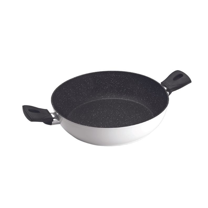 Wok 2 Asas 24cm Blanco Antiadherente Daily