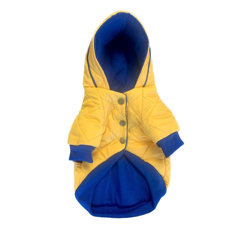Parka Amarilla Rombos talla M Amarillo