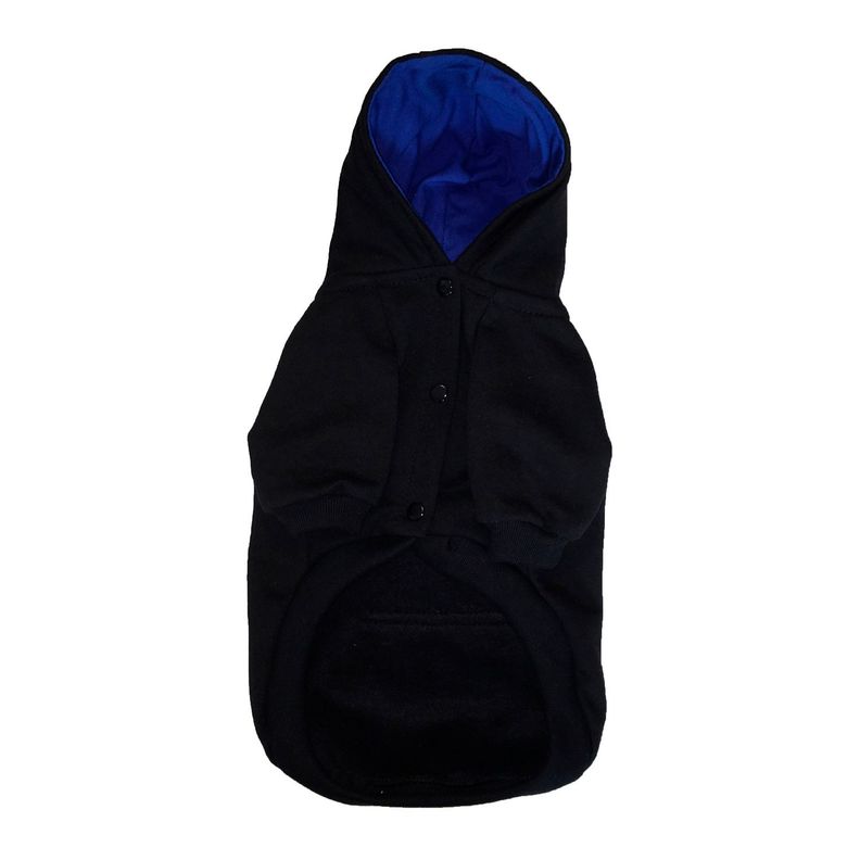 Polerón con Broches Negro talla S-1
