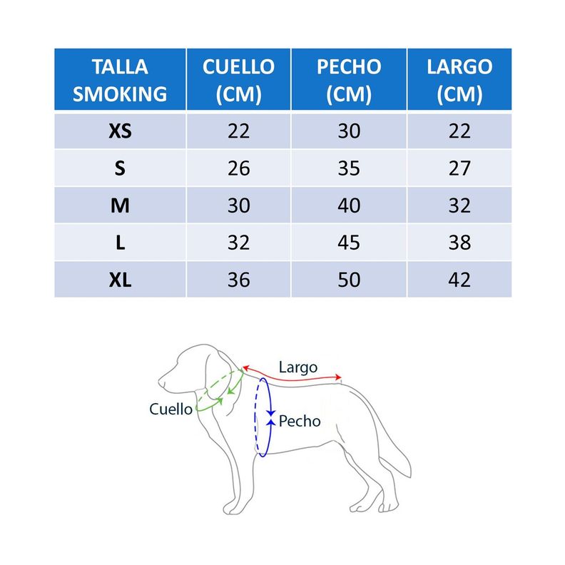 Smoking tipo Frac talla XL-3