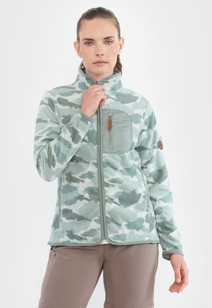 Polar Outdoor Mujer Mix Telas Menta Corona-0