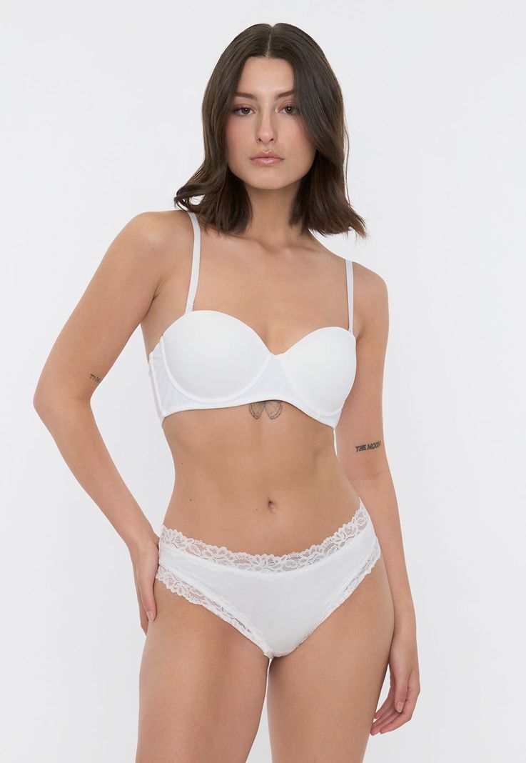 Sostén Mujer Strapless Copa C Negro Corona-3