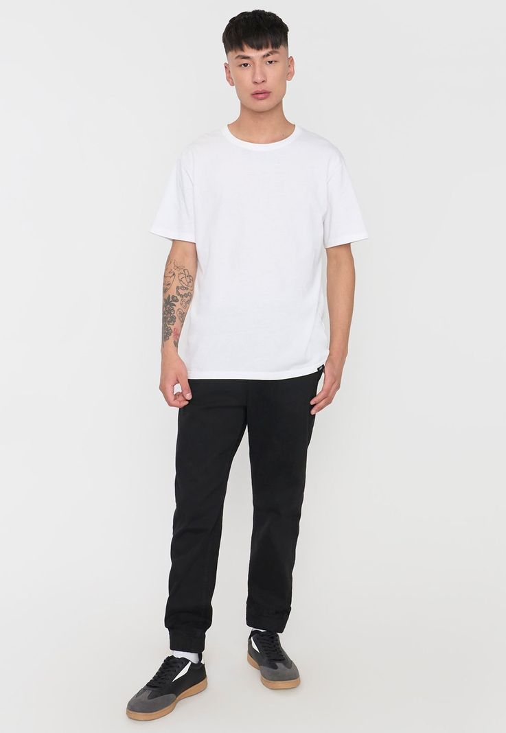 Pantalón Hombre Jogger Twill Negro Corona-0
