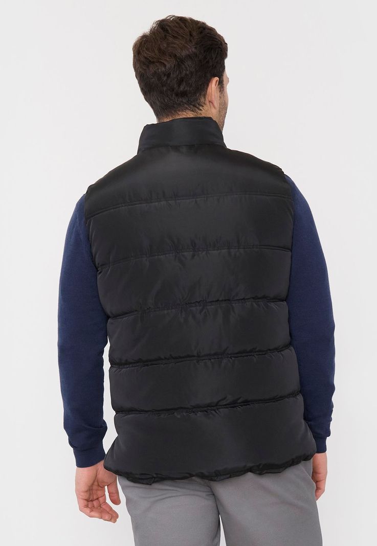 Parka Hombre S/M Cuello Suede Negro Corona-1