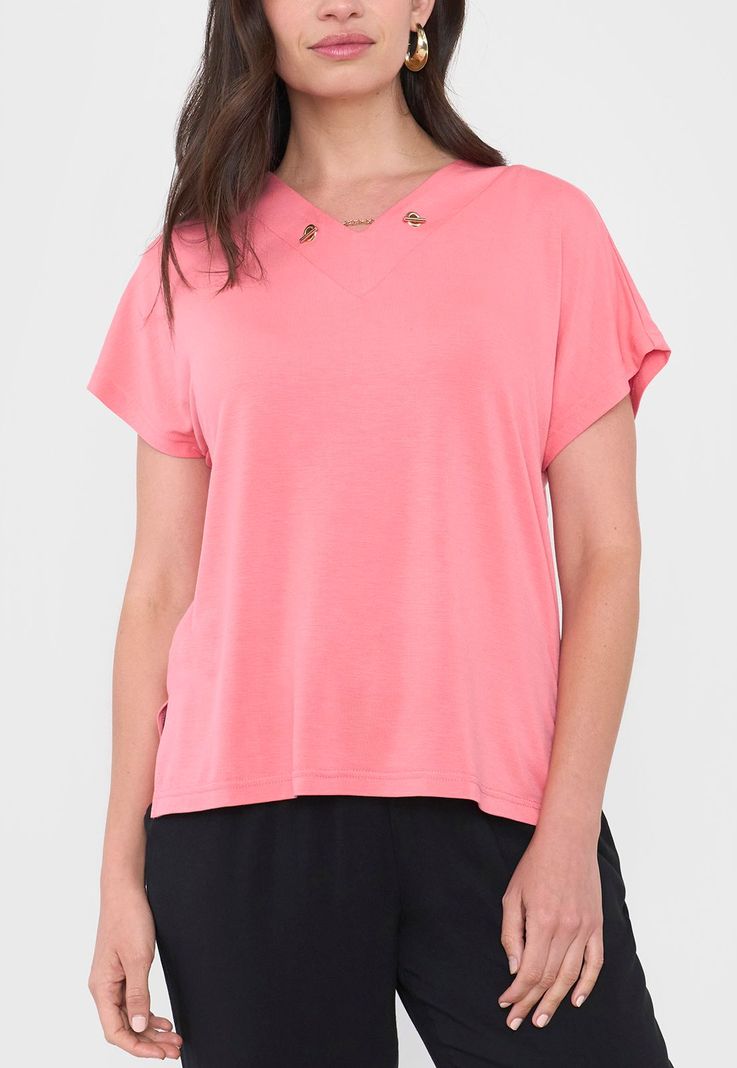 Polera Mujer Escote Coral Corona-2