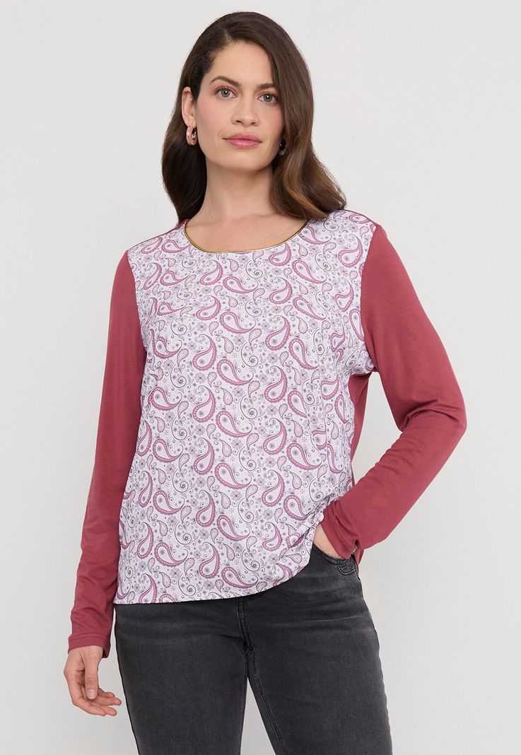 Polera Mujer Cuello Mock Negro Corona-0