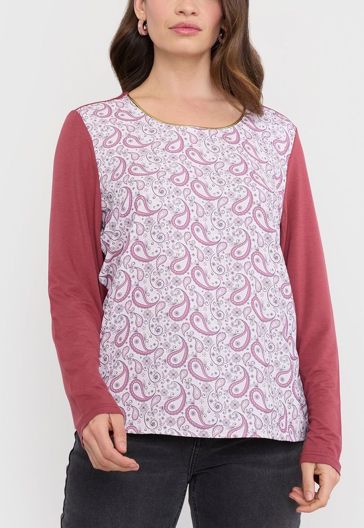 Polera Mujer Cuello Mock Negro Corona-2