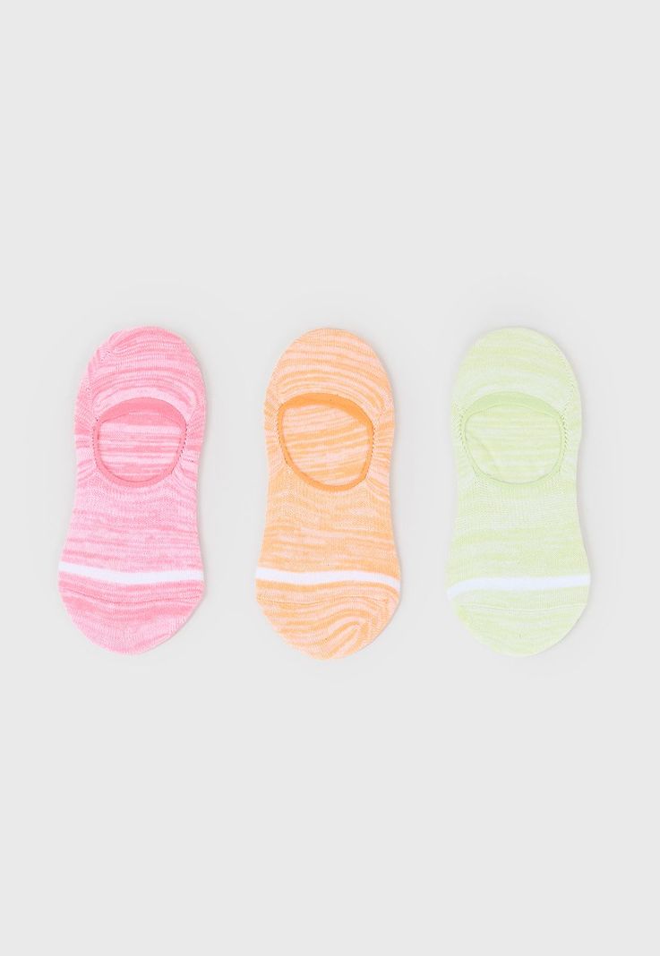 Tripack Calcetines Mujer Deportivos Pasteles - Corona-2