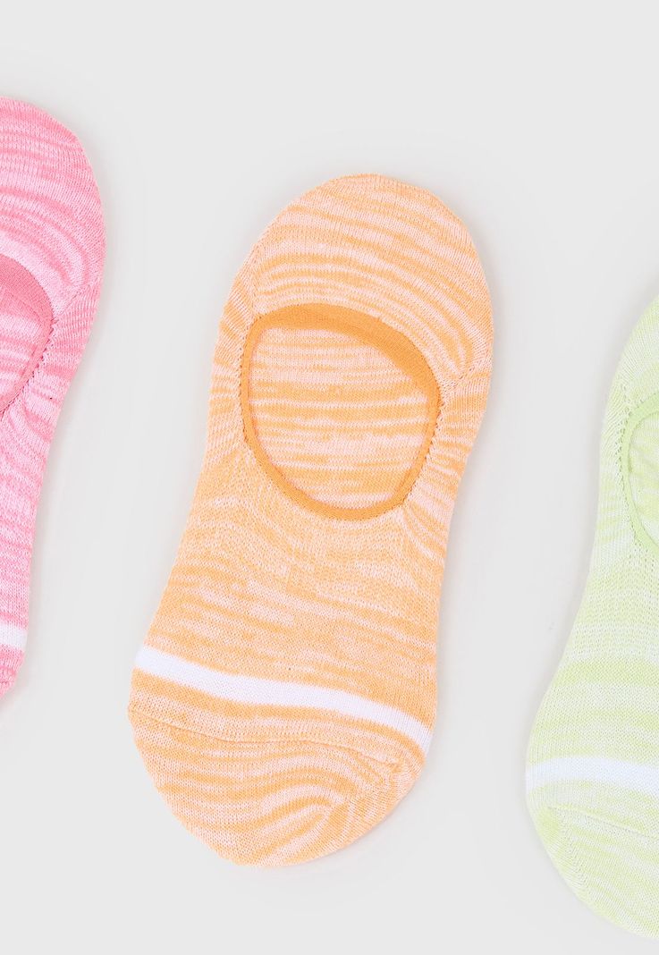 Tripack Calcetines Mujer Deportivos Pasteles - Corona-3
