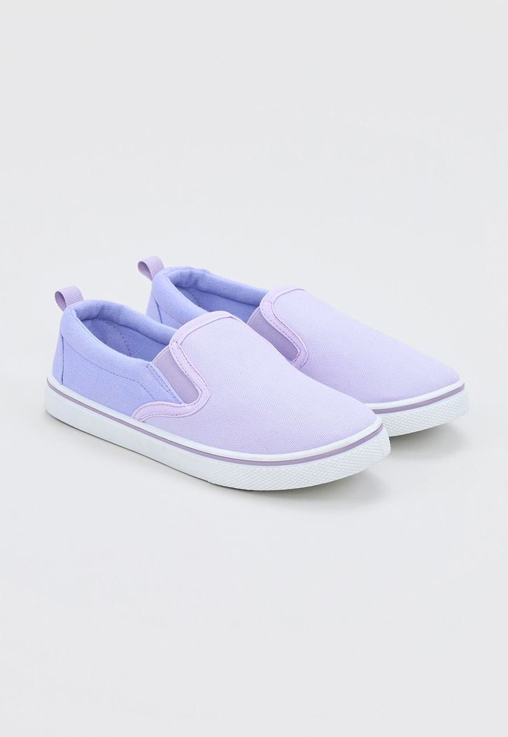 Zapatilla Niña Teen Slip On Lila Corona-0