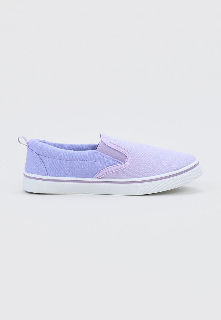 Zapatilla Niña Teen Slip On Lila Corona-1
