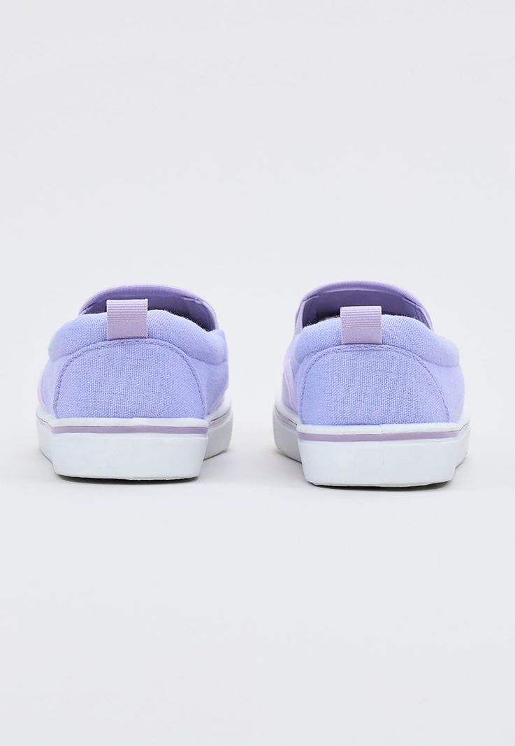 Zapatilla Niña Teen Slip On Lila Corona-3