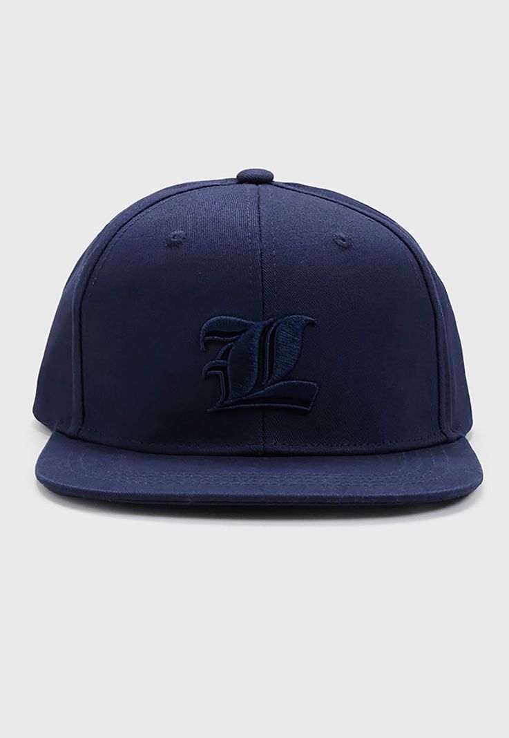 Visera Hombre Plana Azul Corona-0