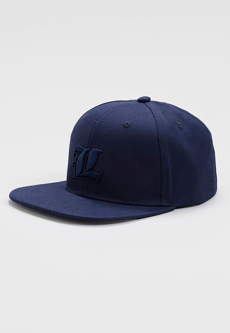 Visera Hombre Plana Azul Corona-2