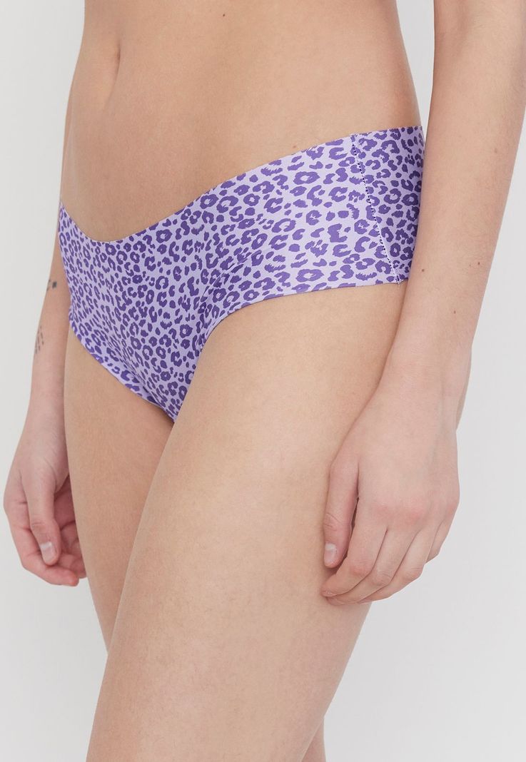 Pantaleta Mujer Microfibra Lila Print Corona-3