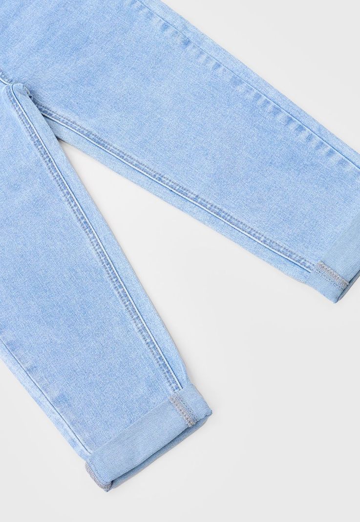 Jeans Niña Kids Mom Fit Azul Claro Corona-3
