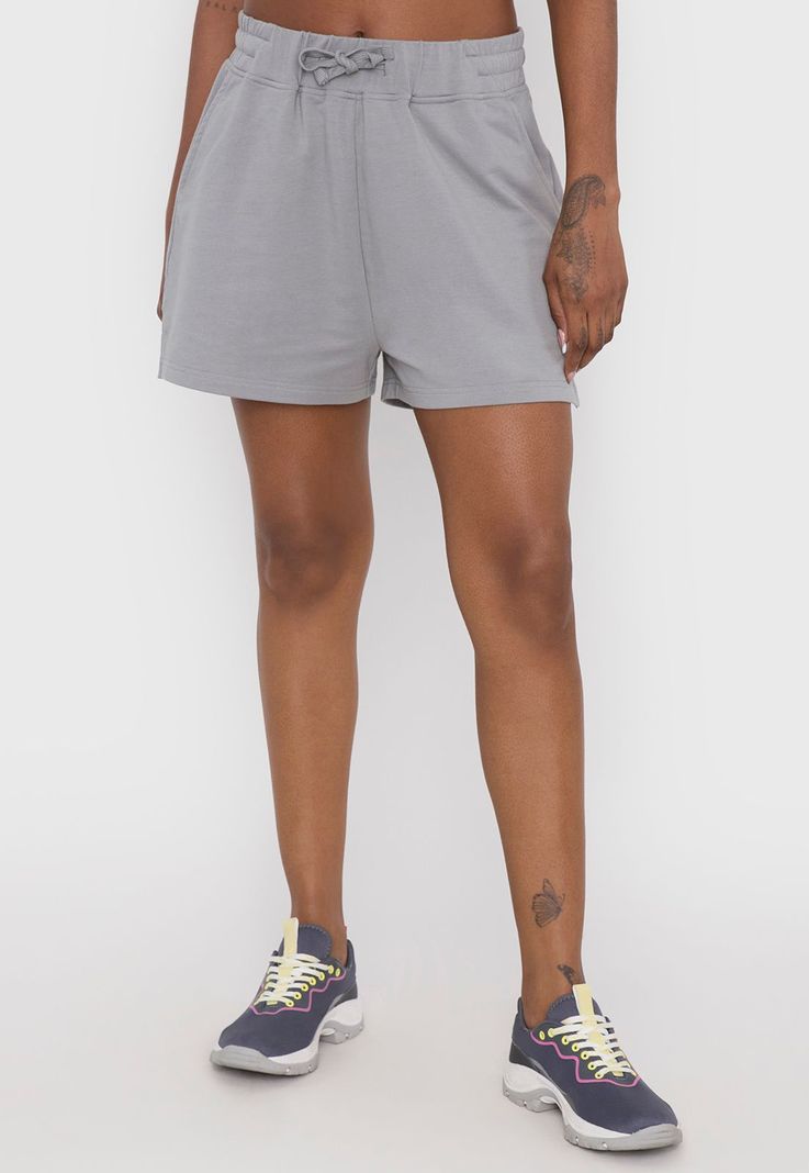 Short Mujer Deportivo Buzo Gris II Corona-1