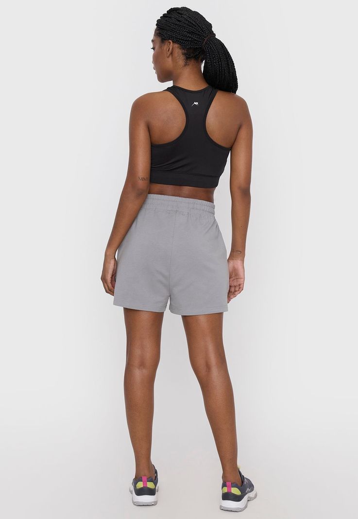 Short Mujer Deportivo Buzo Gris II Corona-2