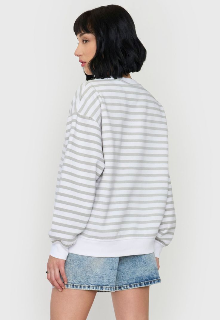 Polerón Mujer Oversize Gris Corona-1