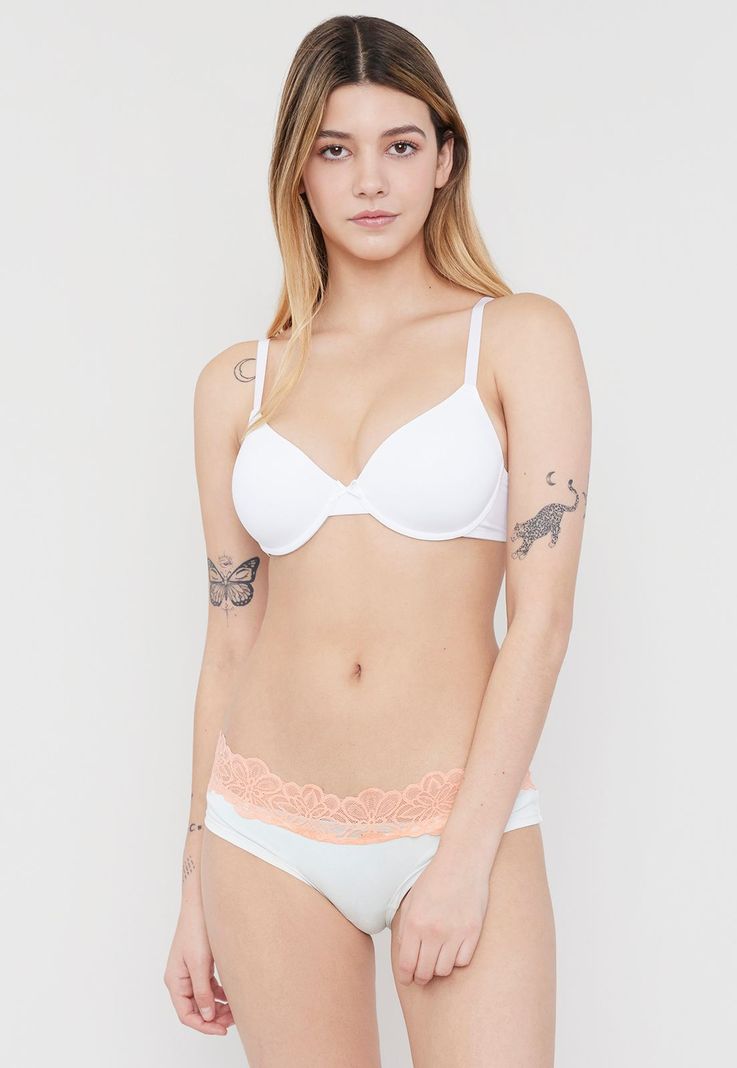 Pantaleta Mujer Cotton Menta Corona-0