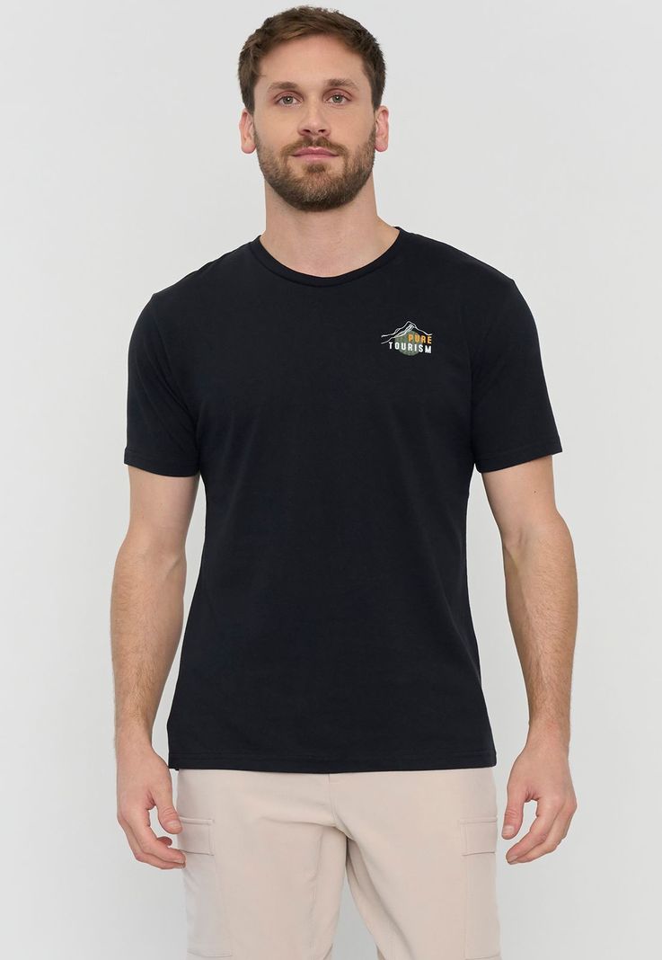 Polera Outdoor Hombre Fun Negro Corona-0