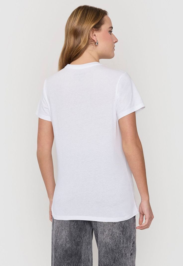 Polera Mujer Fun Oversize Blanco Brooklyn Corona-1