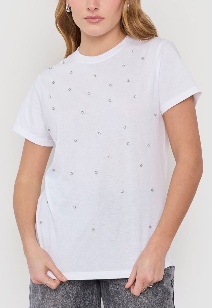 Polera Mujer Fun Oversize Blanco Brooklyn Corona-2