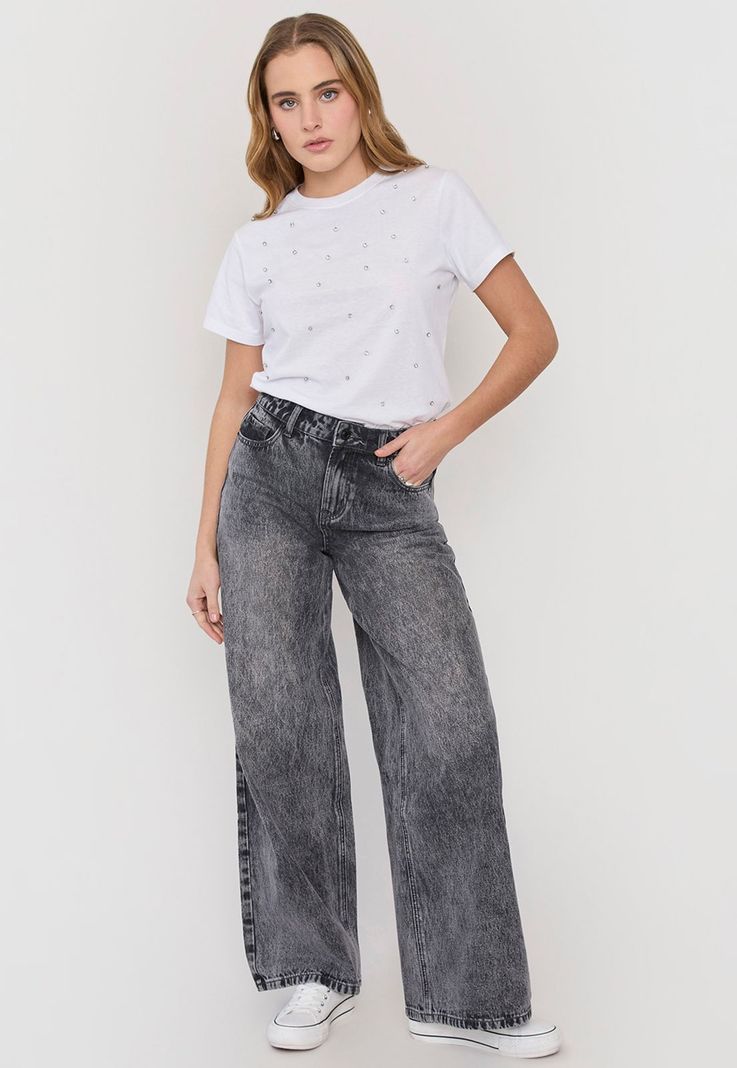 Polera Mujer Fun Oversize Blanco Brooklyn Corona-3