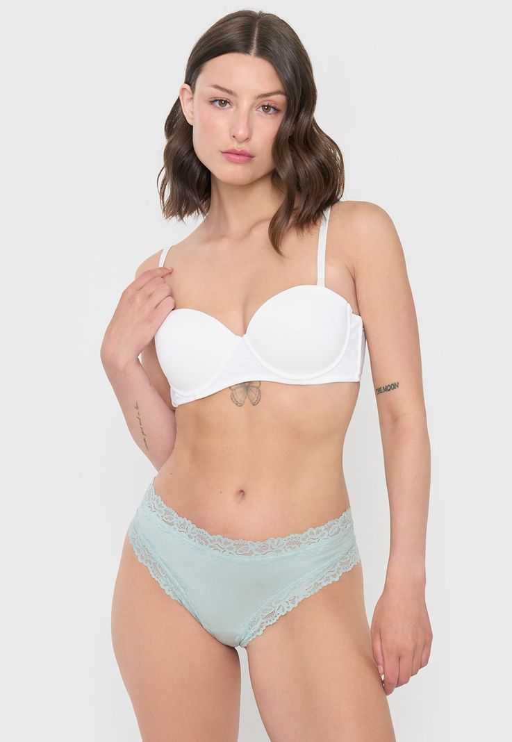 Sostén Mujer Strapless Copa C Ecru Corona-3