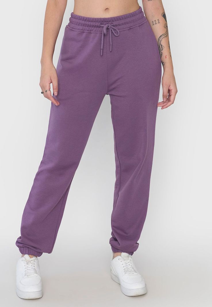 Buzo Mujer Jogger Morado Corona-1