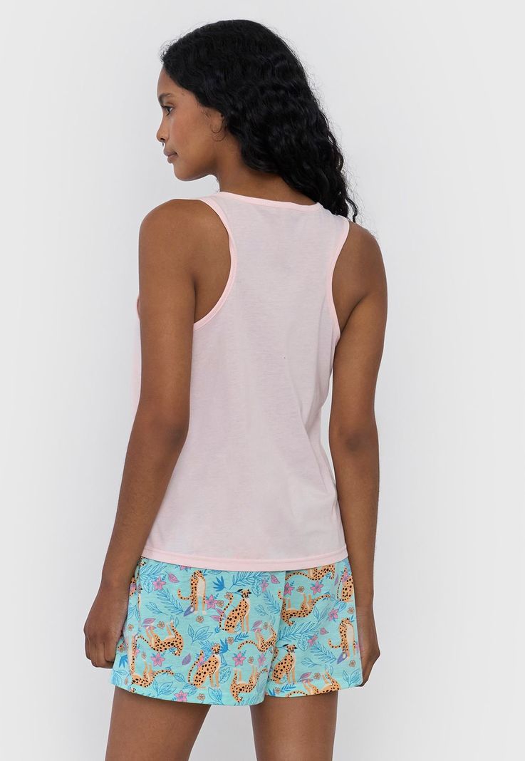 Pijama Mujer Sudadera Print Rosado Wild Corona-1