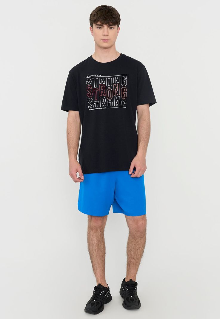 Polera Hombre Deportiva Fun Negro Corona-3
