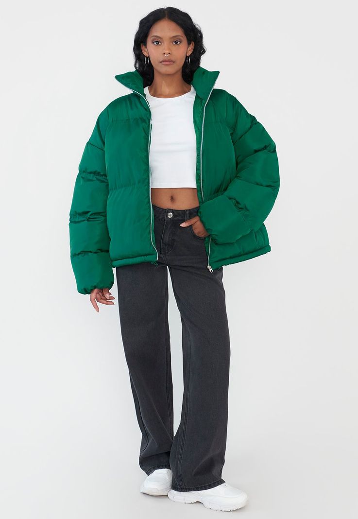 Parka Mujer Verde Puffa Corona-3