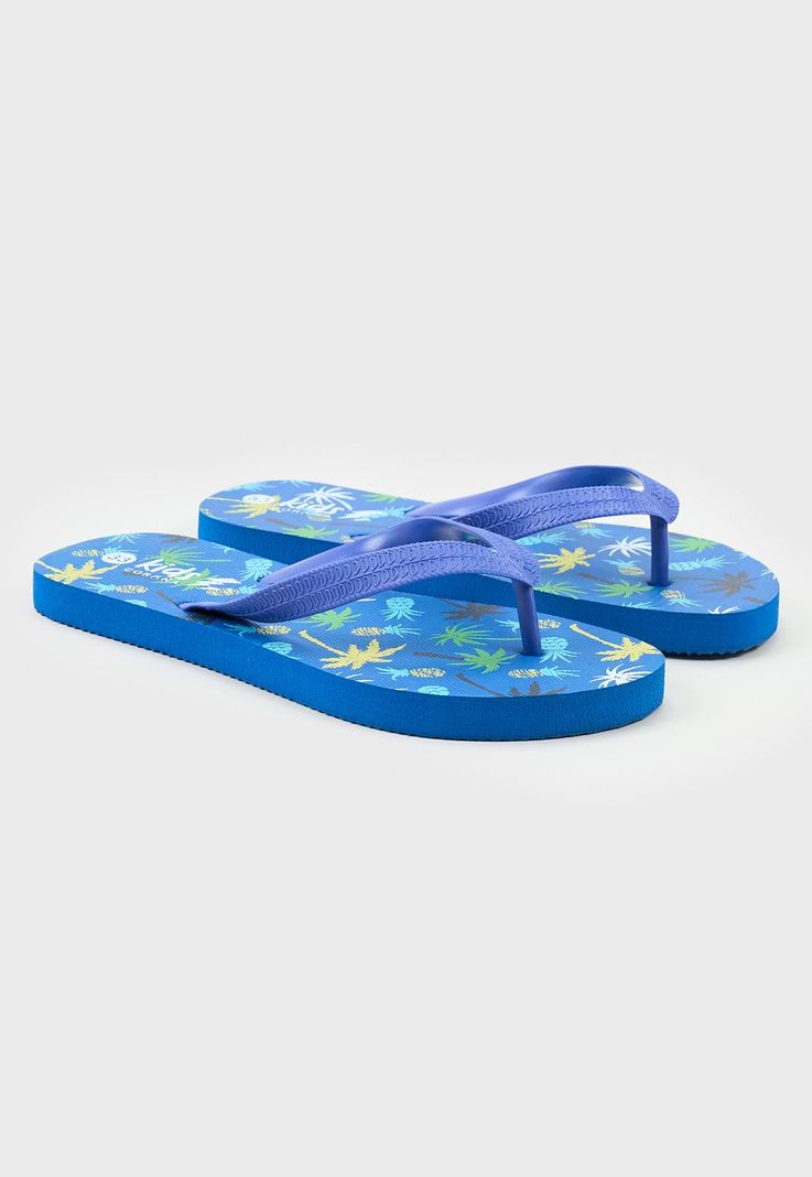 Hawaiana Niño Teen Basica Azul Corona-0