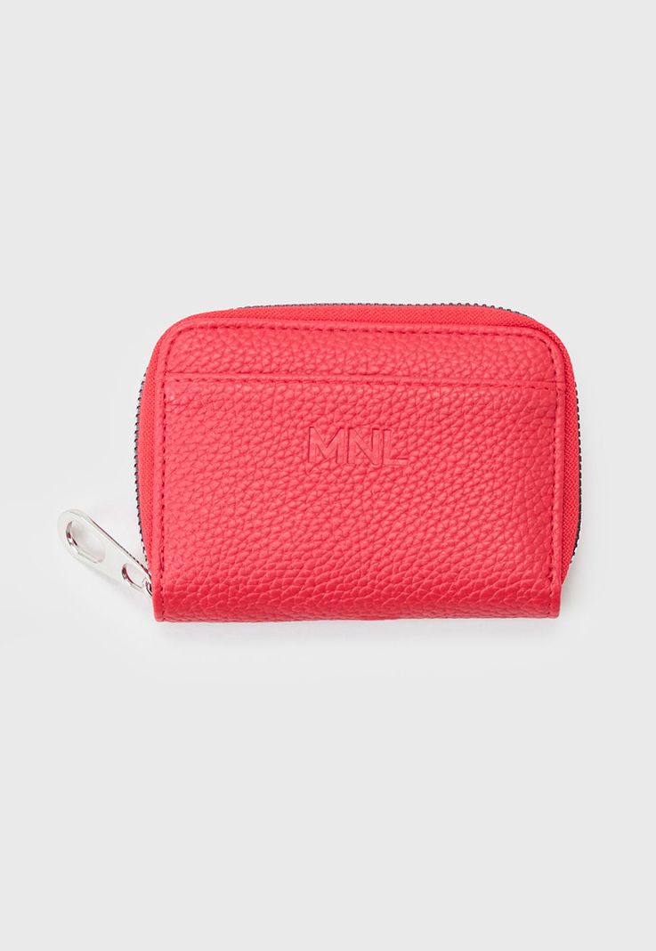 Billetera Mujer Mediana Rojo Corona-0