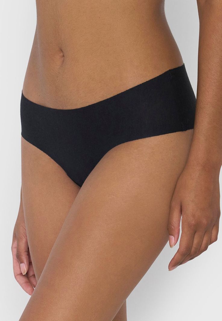 Pantaleta Mujer Cotton Negro Corona-3