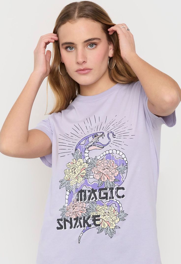 Polera Mujer Fun Oversize Lila Corona-2