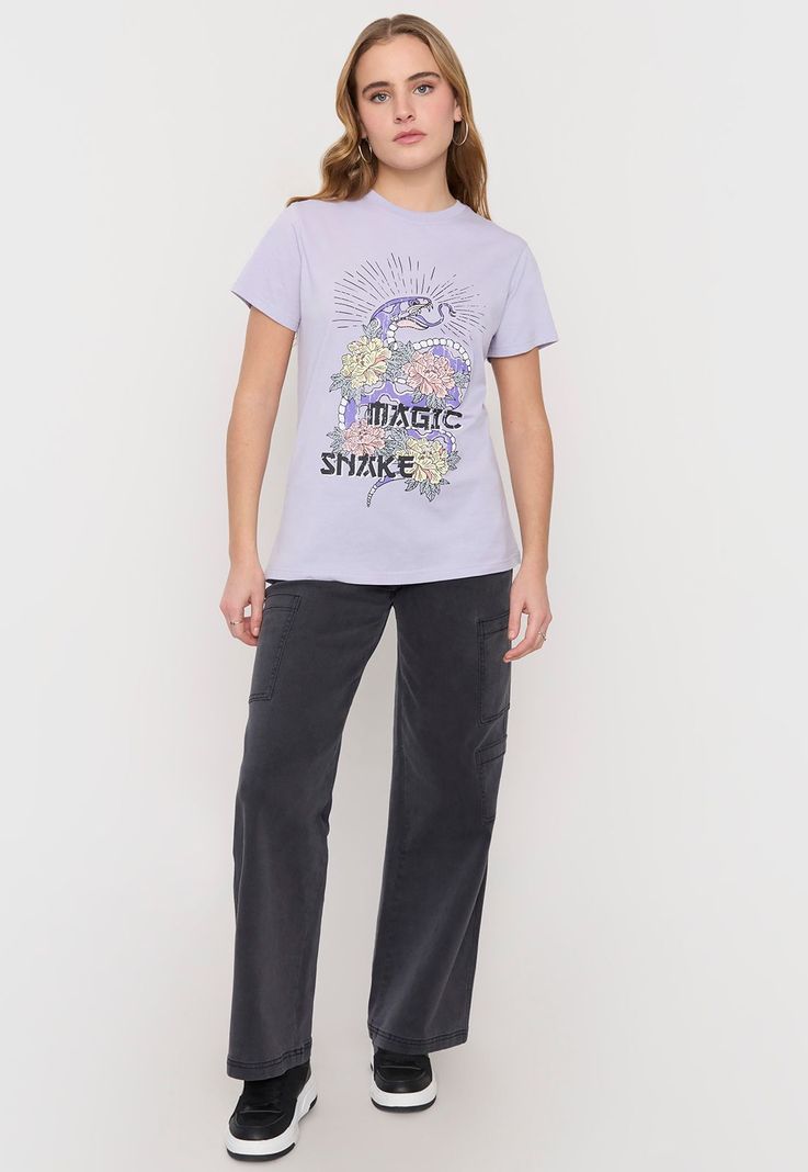 Polera Mujer Fun Oversize Lila Corona-3