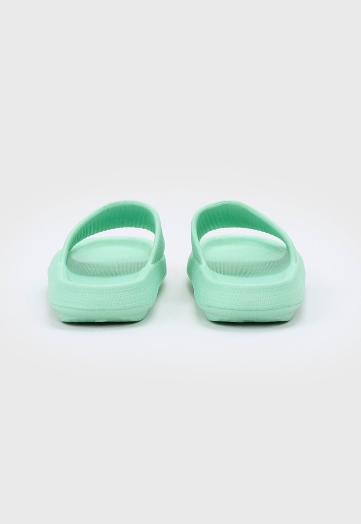Sandalia Mujer Eva Slide Nube Verde Corona-3