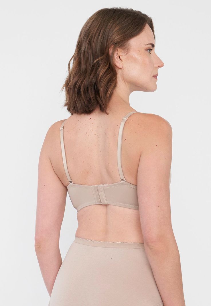 Sostén Mujer Strapless Beige Copa B Corona-1