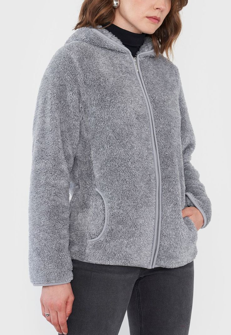 Polar Mujer Coral Básico Gris Corona-2